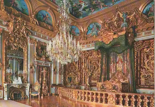 Herrenchiemsee - Schloß, Prunkschlafzimmer - ca. 1975