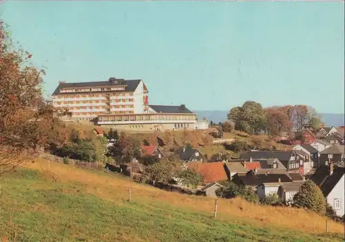 Masserberg-Schnett - Blick zum FDGB-Erholungsheim Kaluga - 1985