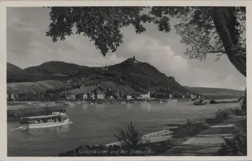 Königswinter - und der Drachenfels - ca. 1950