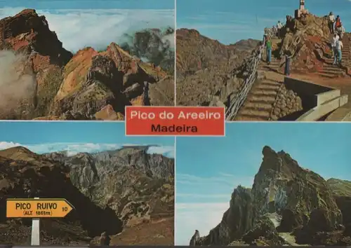 Portugal - Portugal - Pico do Arieiro - 4 Teilbilder - 1993