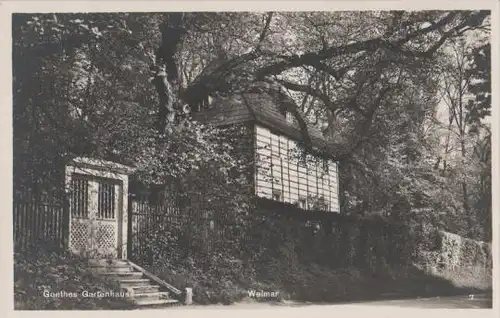 Weimar - Gartenhaus von Goethe - ca. 1955