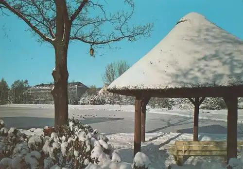 Horn-Bad Meinberg - Kurparksee im Schnee - 1980