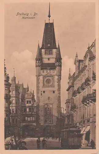 Freiburg - Martinstor - ca. 1935