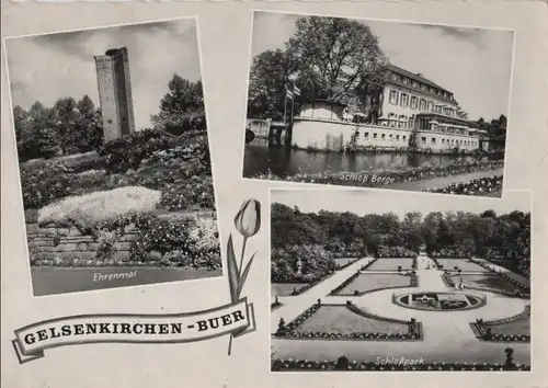 Gelsenkirchen-Buer - u.a. Schloß Berge - 1964