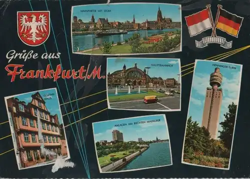 Frankfurt Main - u.a. Anlagen am rechten Mainufer - 1968
