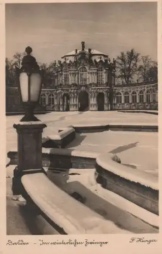 Dresden - im winterlichen Zwinger - 1949