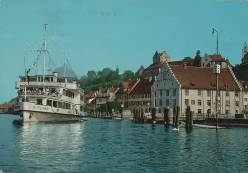 Meersburg - Grethaus mit MS Deutschland - ca. 1975