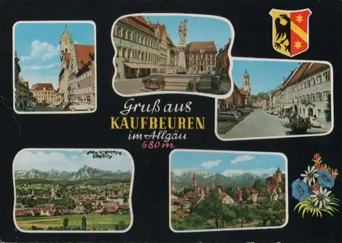 Kaufbeuren - 5 Teilbilder - ca. 1970