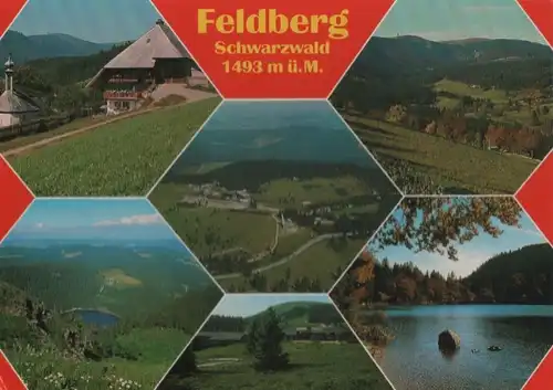 Feldberg / Schwarzwald - 6 Teilbilder - ca. 1985