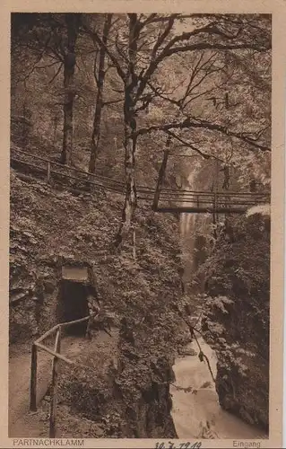 Partnachklamm - Eingang - ca. 1935