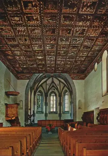 Schweiz - Schweiz - Zillis - älteste romanische Kirchendecke - ca. 1980