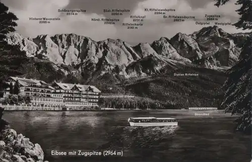 Eibsee - mit Zugspitze - 1962