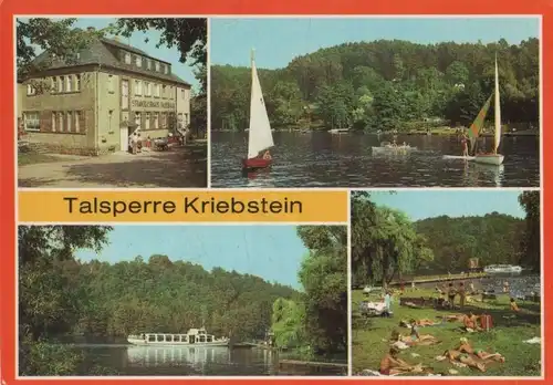 Talsperre Kriebstein - u.a. An der Wochenendsiedlung - ca. 1985