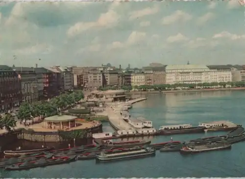 Hamburg - Jungfernstieg - ca. 1960