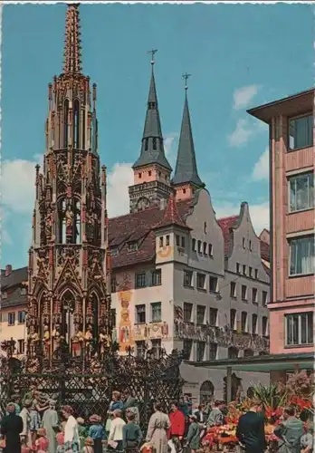 Nürnberg - Schöner Brunnen - 1967