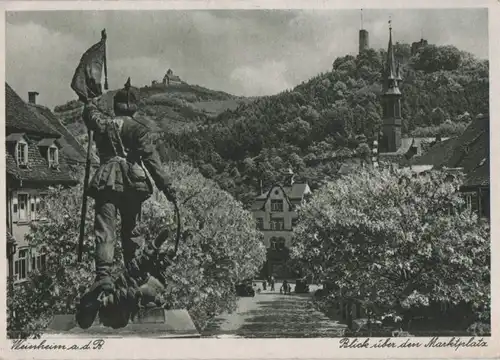 Weinheim - Blick über den Marktplatz