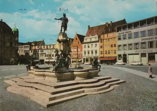 Augsburg - Augustusbrunnen - 1970