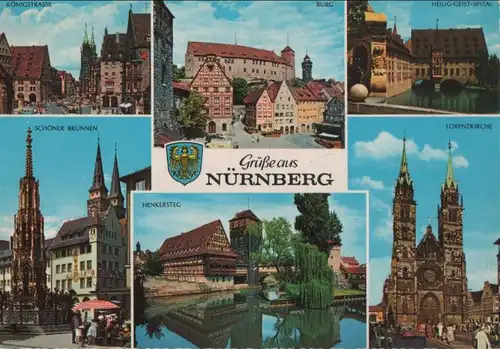 Nürnberg - u.a. Burg - 1967