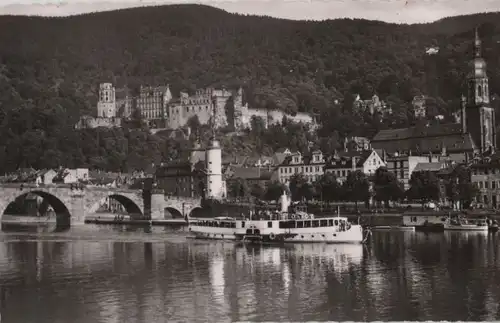 Heidelberg - Partie am Neckar - ca. 1960