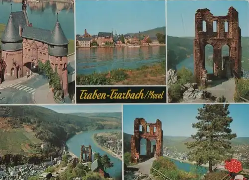 Traben-Trarbach - mit Ruine Grevenburg - ca. 1980