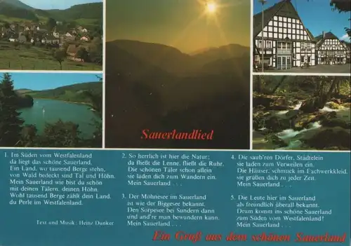 Sauerland - mit Sauerlandlied - ca. 1985