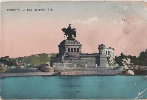 Coblenz - Koblenz - das Deutsche Eck - ca. 1925