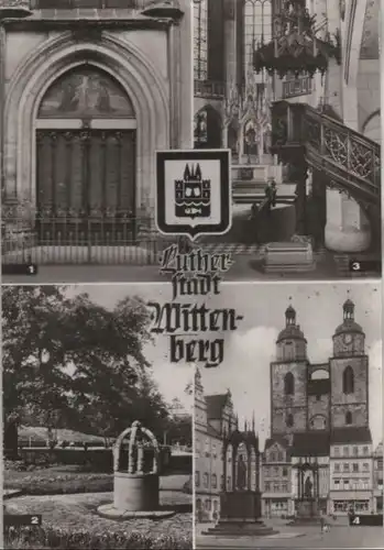 Wittenberg - u.a. Luthers Grab - ca. 1980