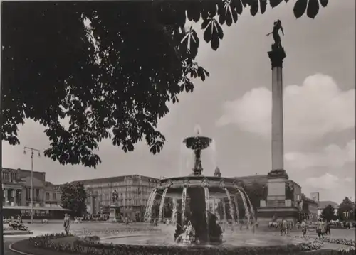 Stuttgart - Schloßplatz - ca. 1960