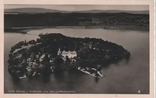 Mainau - Luftaufnahme von Ost - ca. 1955