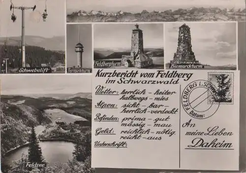 Feldberg Schwarzwald - ca. 1965