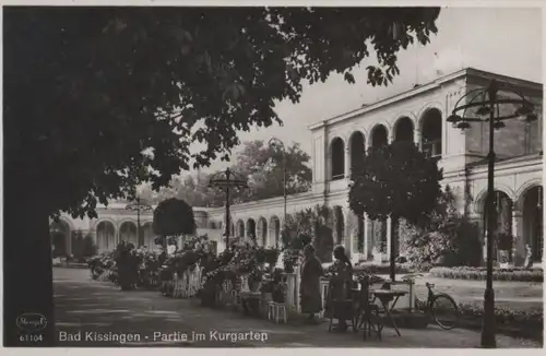 Bad Kissingen - Partie im Kurgarten - 1933