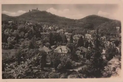 Eisenach - Blick zur Wartburg - 1955