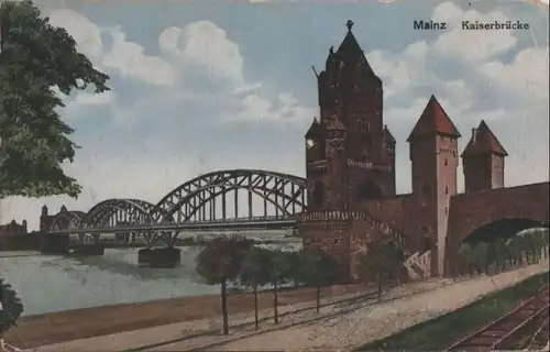 Mainz - Kaiserbrücke - 1919