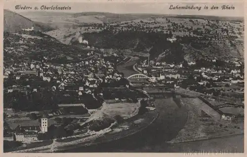 Lahnstein-Niederlahnstein - Oberlahnstein - Lahnmündung - 1930