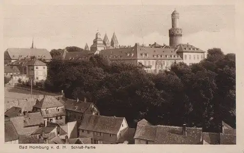 Bad Homburg - Schloß-Partie - ca. 1950
