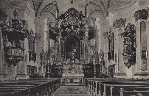Vilshofen - Stadt-Pfarrkirche - ca. 1935