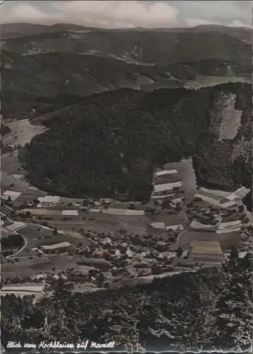 Malsburg-Marzell - Blick vom Hochblauen - ca. 1955