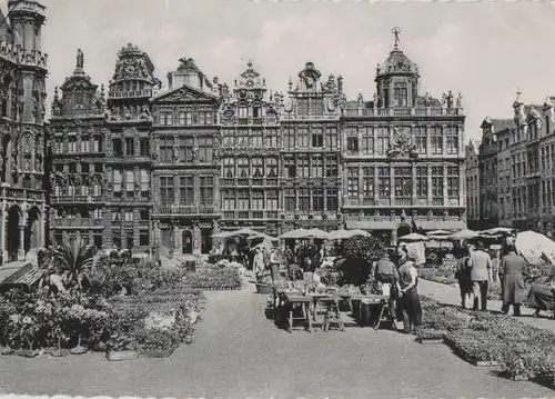 Belgien - Belgien - Bruxelles Brüssel - Markt - 1958