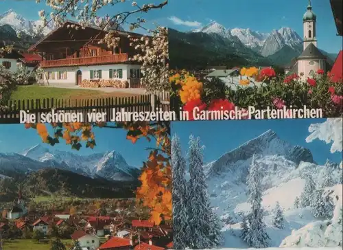 Garmisch-Partenkirchen - die schönen vier Jahreszeiten - ca. 1980