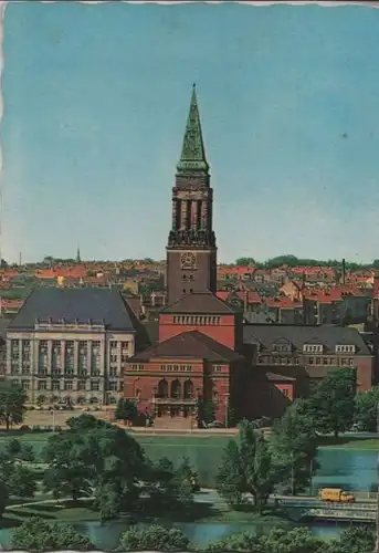 Kiel - Kleiner Kiel und Rathaus - ca. 1970