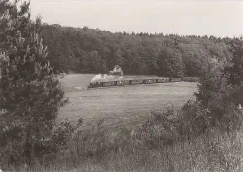 Schmalspurbahn Putbus-Göhren - bei Seelvitz - 1985