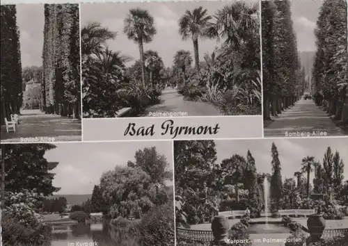 Bad Pyrmont - u.a. Schloß-Allee - ca. 1965