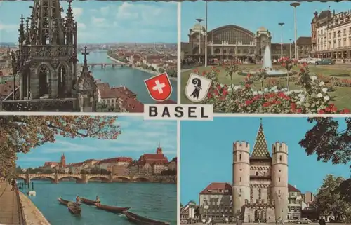 Schweiz - Schweiz - Basel - mit 4 Bildern - ca. 1960