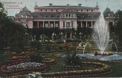 Frankfurt Main - Palmengarten, gesellschaftshaus - ca. 1920