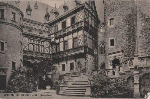 Wernigerode - Schloßhof - ca. 1935