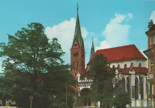 Augsburg - Dom mit Glasmalereien - ca. 1975