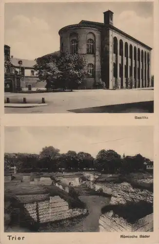 Trier - u.a. Römische Bäder - ca. 1950