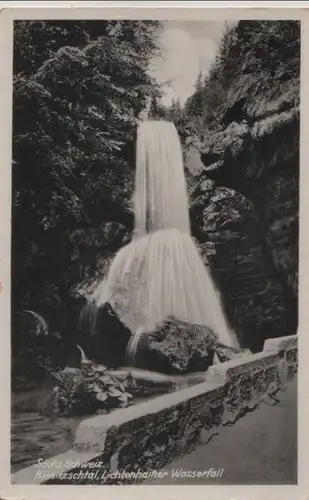 Sächsische Schweiz - Kirnitzschtal, Lichtenhainer Wasserfall - ca. 1935