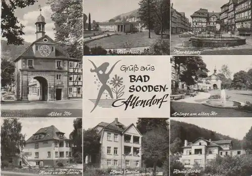 Bad Sooden-Allendorf - Altes Tor, Haus in der Sonne, Kurhaus, Haus Carola, Marktplatz, Anlage am alten Tor, Haus Sorbe -
