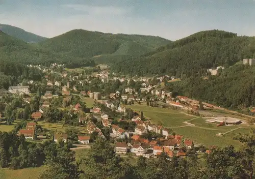 Bad Herrenalb - Ortsansicht - ca. 1980